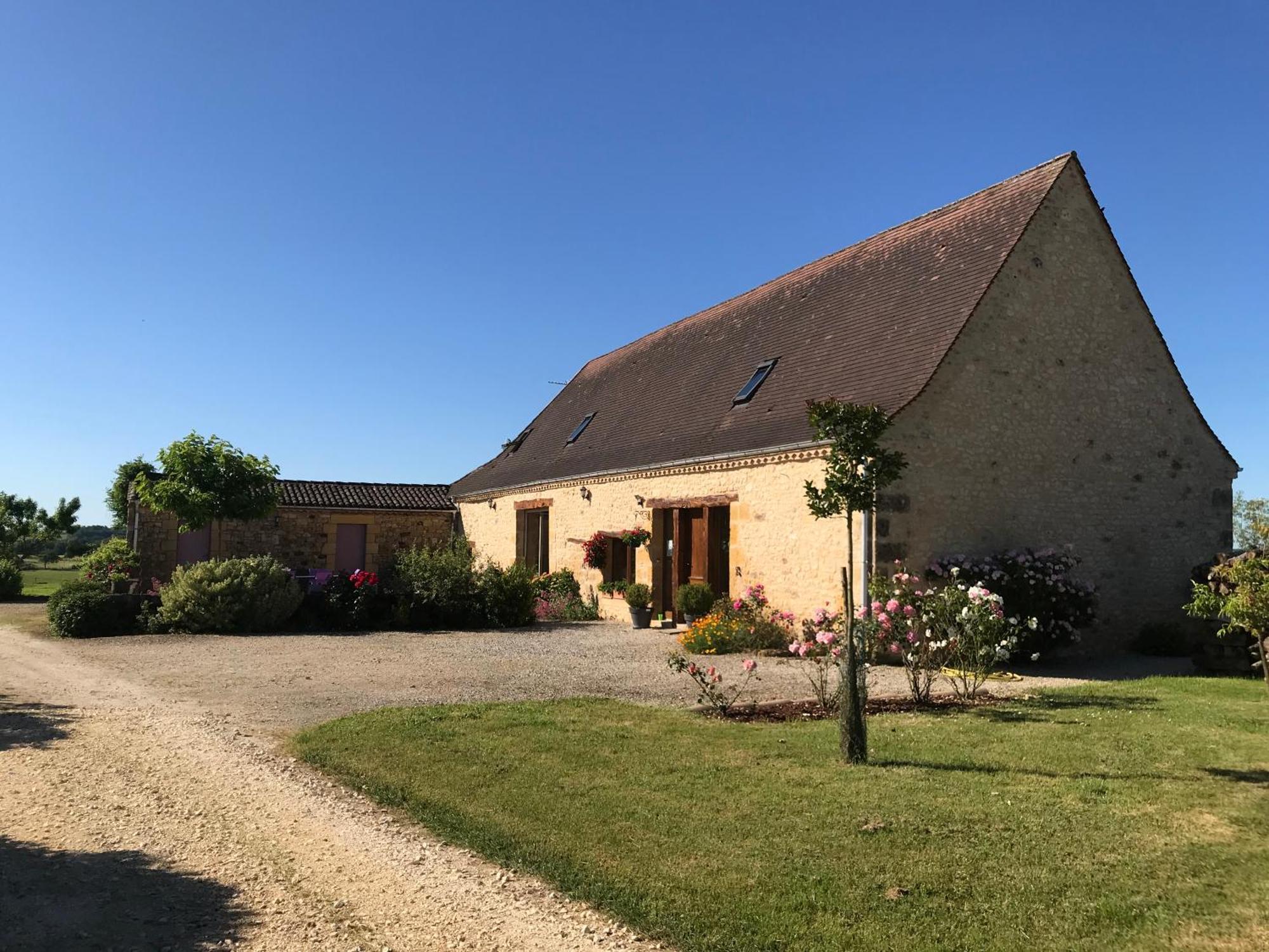Chambre D'Hotes La Ferme De La Croix. Saint-Avit-Sénieur Exteriér fotografie